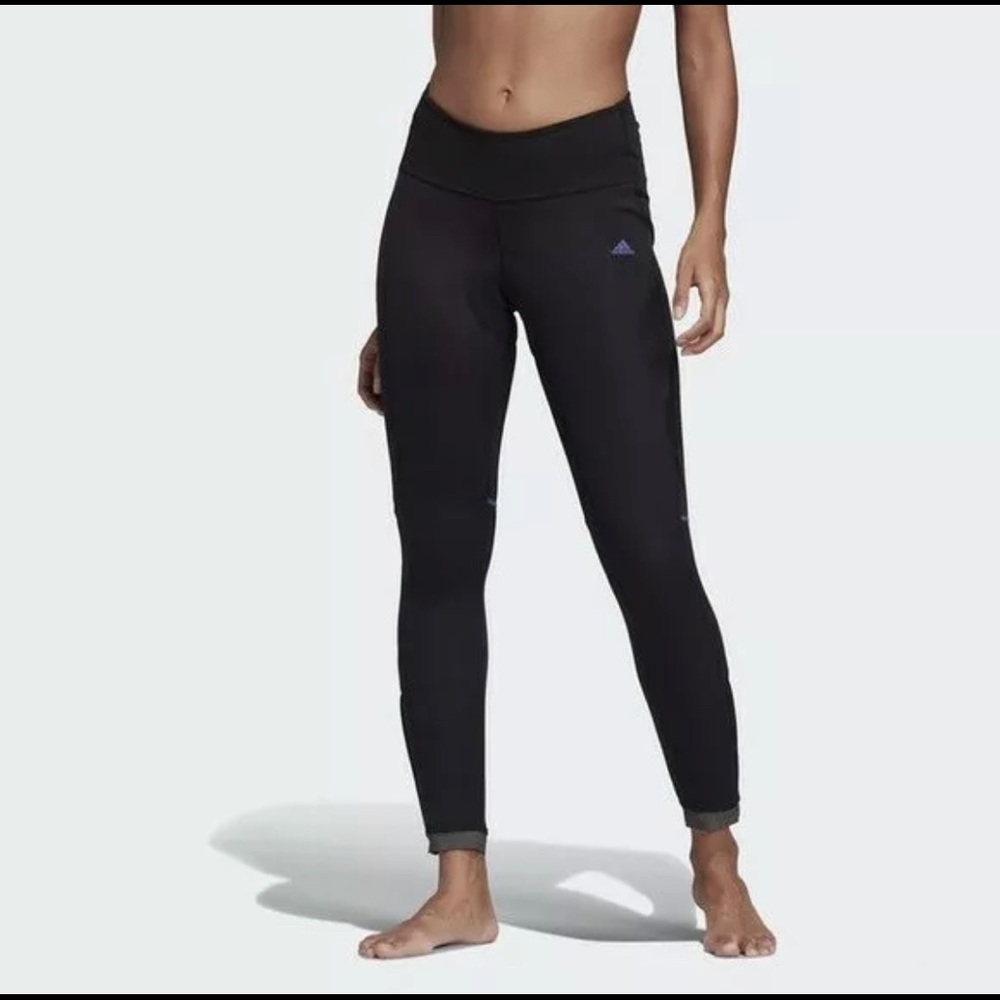 NWT ADIDAS CYCLING WMS SUPERNOVA PADDED TIGHTS LRG - Picture 6 of 8
